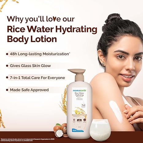 Mamaearth Rice Water Hydrating Body Lotion
